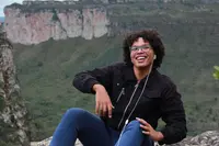 Foto de Abner Rodrigues, desenvolvedor Web, muito mais jovem no início de sua carreira